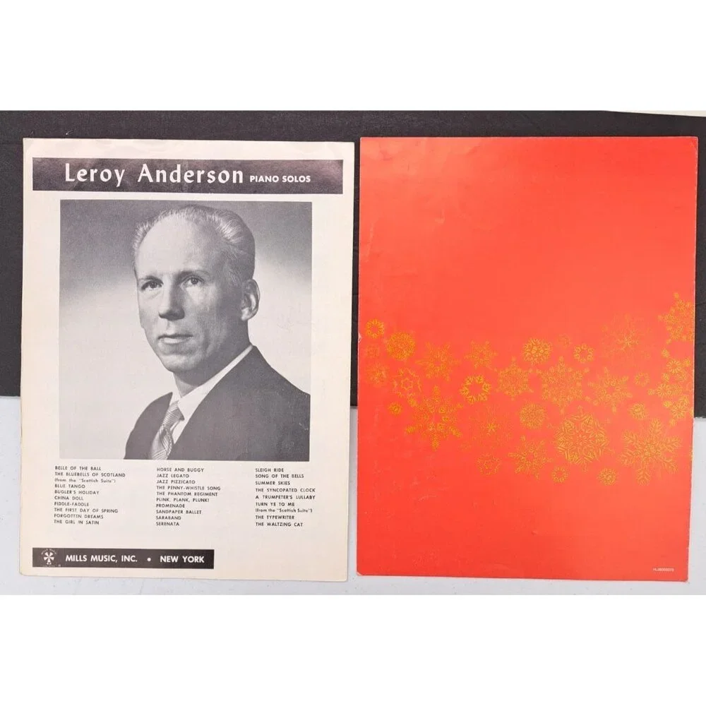 Vintage Christmas Sheet Music Lot Bundle Holiday Rudolph Baroque Silent Night - Picture 5 of 13